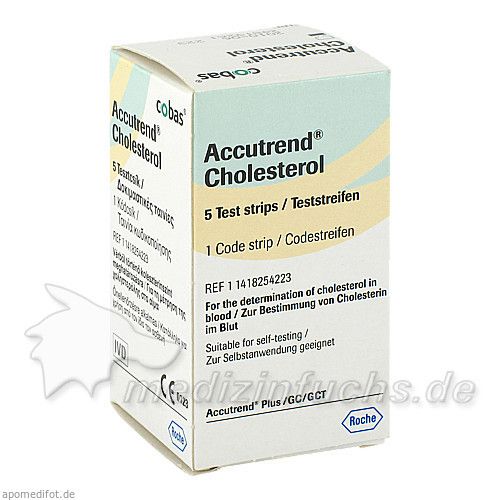 Accutrend Cholesterol, 5 ST