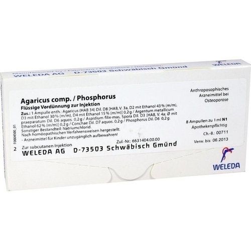 AGARICUS COMP/PHOSPH, 8X1 ML