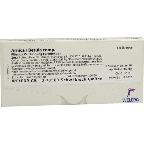 ARNICA BETULA COMP, 8 ST