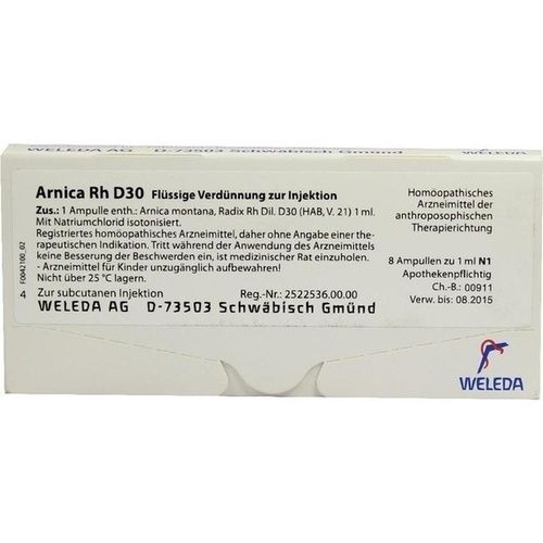 ARNICA RH D30, 8X1 ML