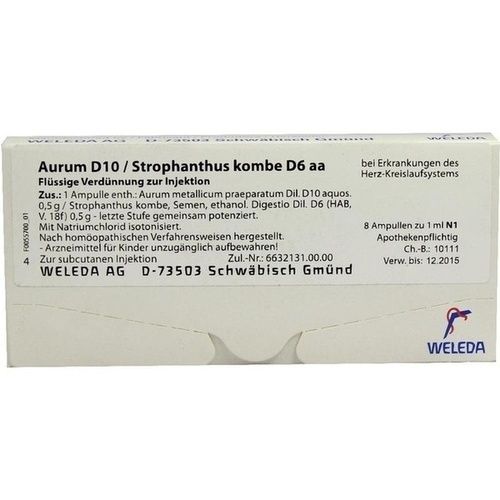 AURUM D10 STROPH KOM D 6 AA, 8X1 ML