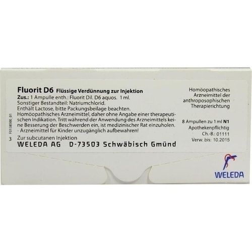 FLUORIT D 6, 8X1 ML