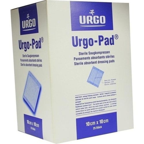 Urgo-Pad sterile Saugkompresse 10x10cm, 25 ST