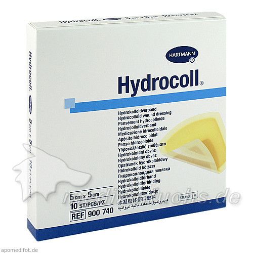 Hydrocoll 5x5cm Wundverband, 10 ST