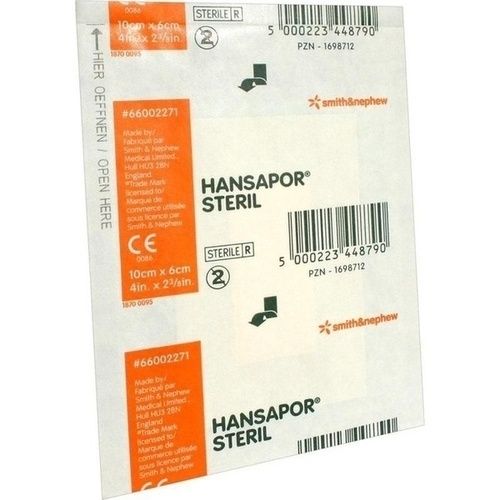 Hansapor steril Wundverband 6x10 cm, 1 ST