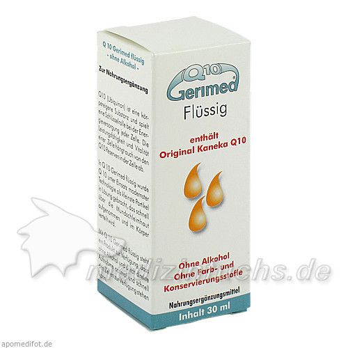 Q10 Gerimed flüssig ohne Alkohol, 30 ML