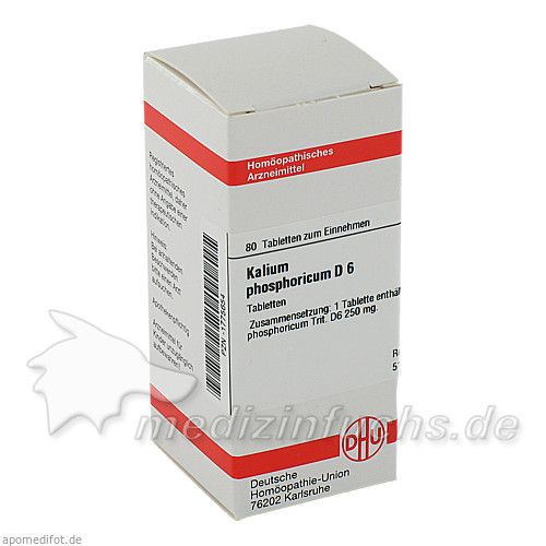 KALIUM PHOS D 6, 80 ST