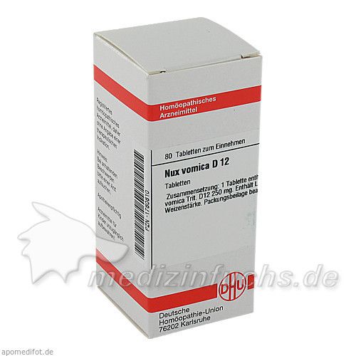 NUX VOMICA D12, 80 ST