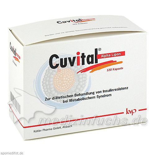 Cuvital Alpha Lipon, 120 ST