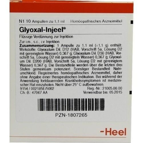 GLYOXAL INJ, 10 ST