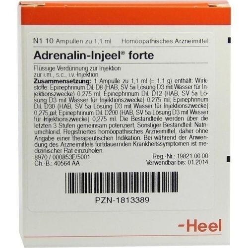 ADRENALIN INJ FORTE HOM AL, 10 ST