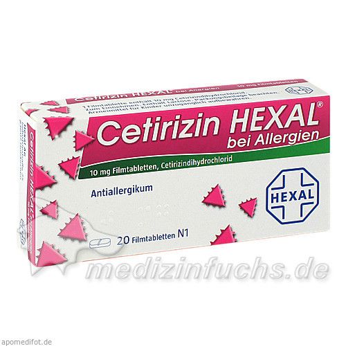 Cetirizin Hexal bei Allergien, 20 ST