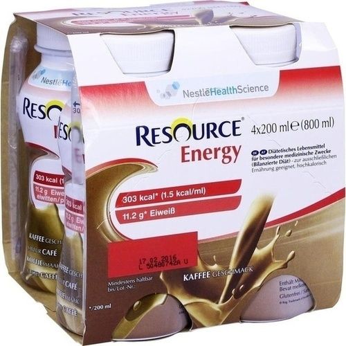 RESOURCE Energy Coffee, 4X200 ML