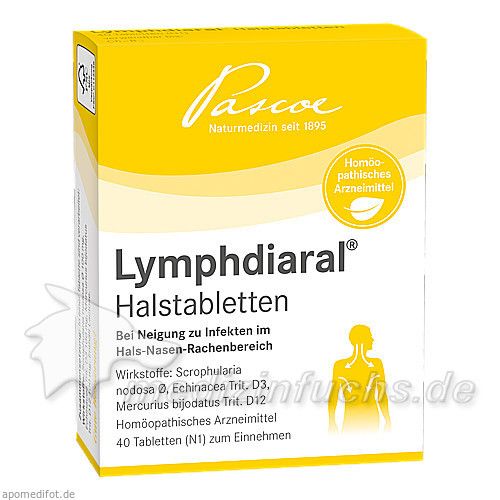 LYMPHDIARAL Halstabletten, 40 ST