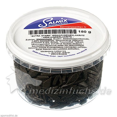 Salmix Salmiakpastillen N, 150 G