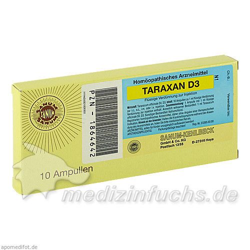 TARAXAN D3 Flüssige Verdünnung zur Injektion, 10X1 ML