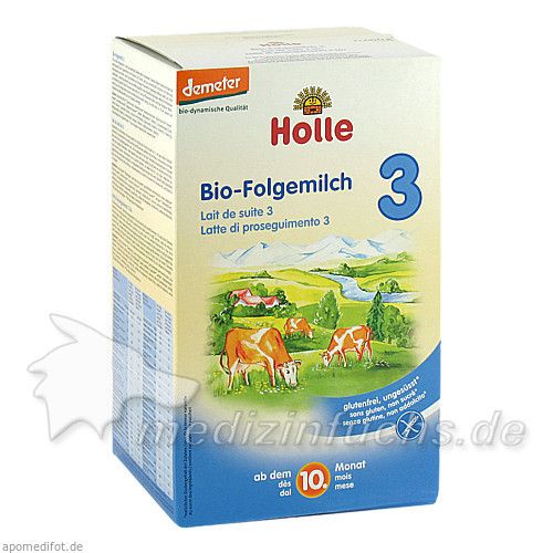 Holle Bio Säuglings-Folgemilch 3, 600 G