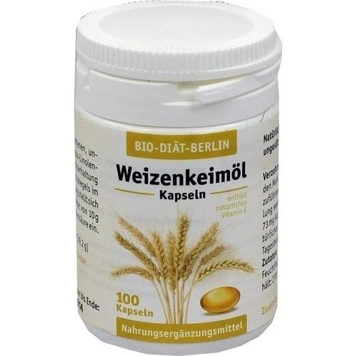 Weizenkeimöl-Kapseln BIO DIÄT, 100 ST