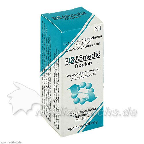 B12-ASmedic Tropfen, 20 ML