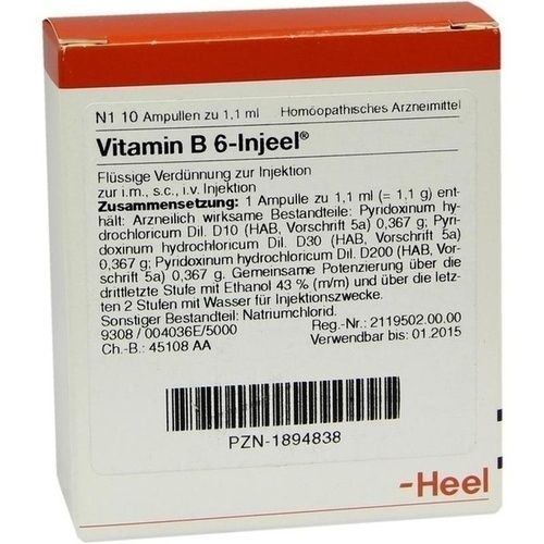 VITAMIN B6 Injeel Ampullen, 10 ST