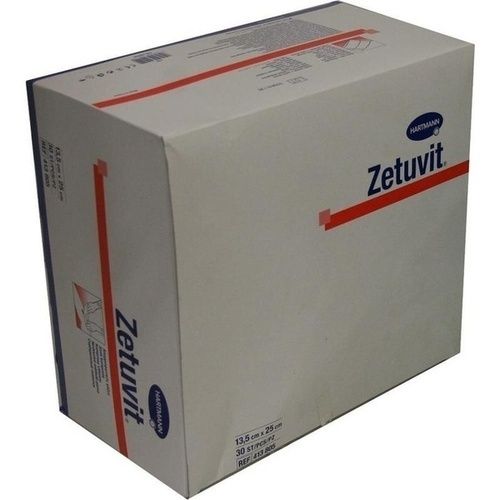 ZETUVIT Saugkompressen unsteril 13,5x25 cm, 30 ST