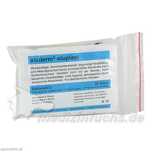 ALUDERM aluplast Pflastersort.3 elast., 1 ST