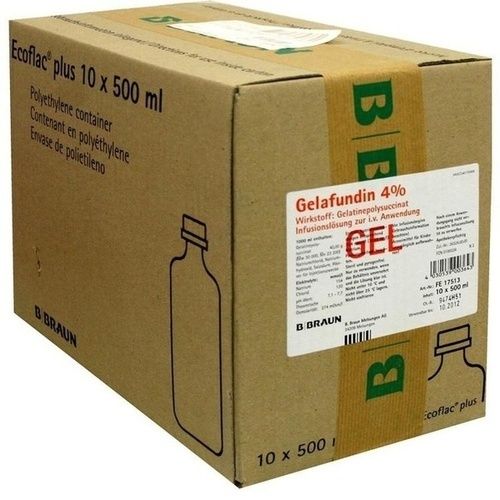 Gelafundin 4% Ecoflac plus, 10X500 ML