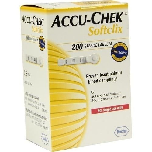 ACCU-CHEK Softclix Lancet, 200 ST