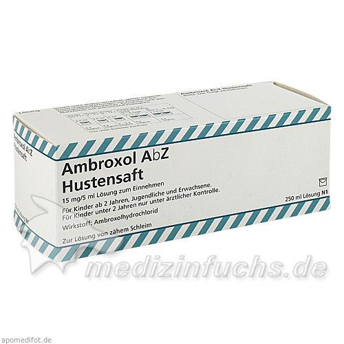 Ambroxol AbZ Hustensaft 15mg/5ml Lösung z Einnehm, 250 ML