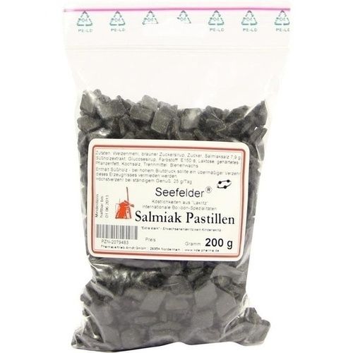 Seefelder Salmiak Pastillen KDA, 200 G