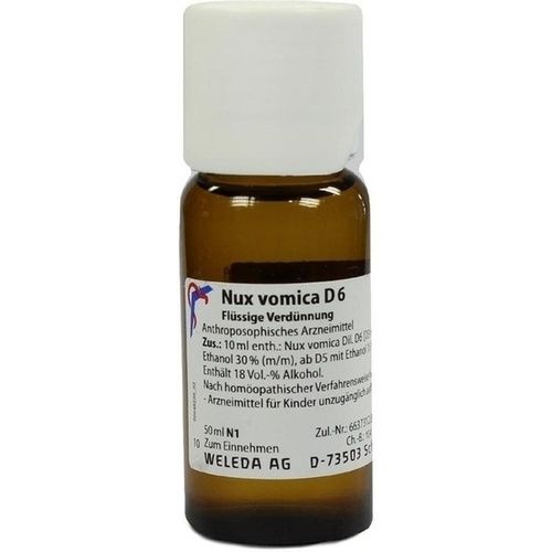 NUX VOMICA D 6, 50 ML