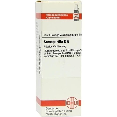 SARSAPARILLA D 6, 20 ML