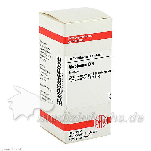 ABROTANUM D 3, 80 ST