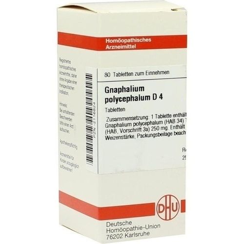 GNAPHALIUM POLYC D 4, 80 ST