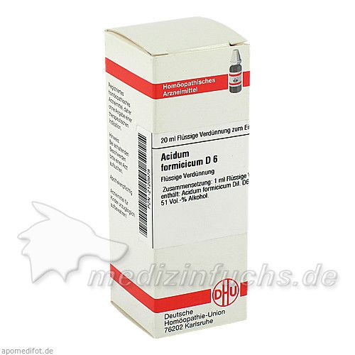 ACIDUM FORMIC D 6, 20 ML