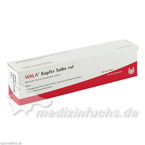 KUPFER-SALBE ROT, 100 G