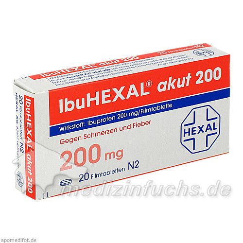 IbuHEXAL akut 200, 20 ST