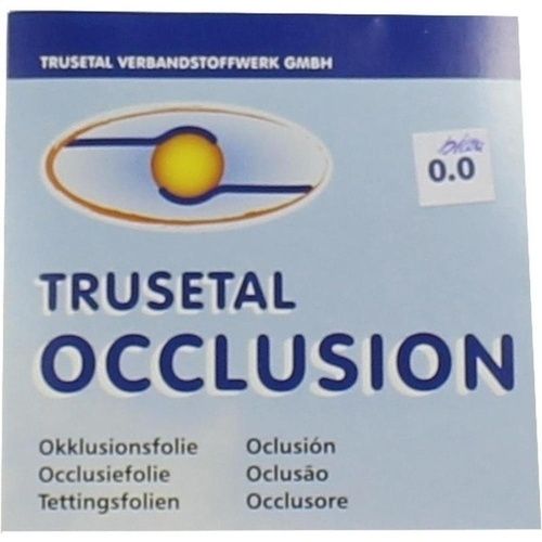 OKKLUSIONSFOLIE blau Trusetal, 1 ST