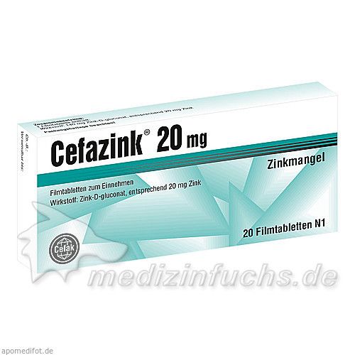 Cefazink 20mg, 20 ST