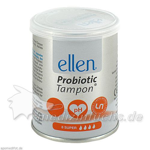 ellen probiotische Tampons super, 8 ST