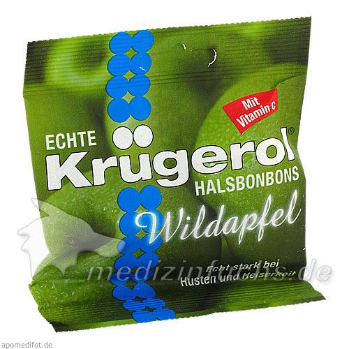 Krügerol Halsbonbons Wildapfel, 50 G