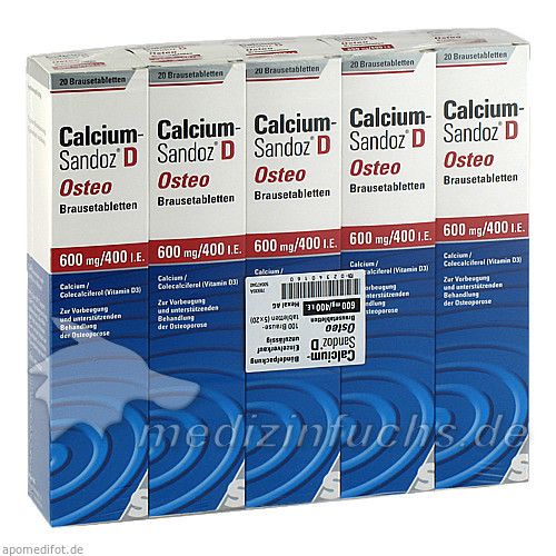 Calcium-Sandoz D Osteo Brausetabletten, 100 ST