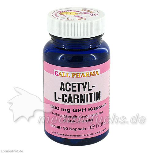 ACETYL-L-CARNITIN 500mg Kapseln, 30 ST