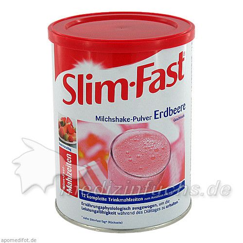 SLIM FAST Drink Pulver Erdbeere, 438 G