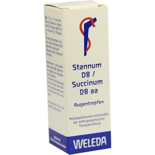 STANNUM D 8 SUCCINUM D 8 AA, 10 ML