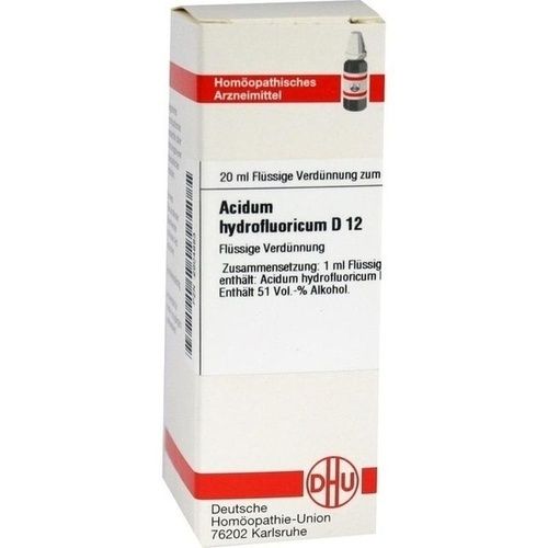 ACIDUM HYDROFLUOR D12, 20 ML