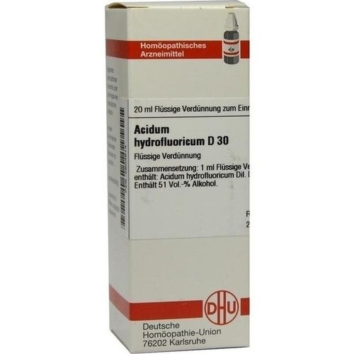 ACIDUM HYDROFLUOR D30, 20 ML