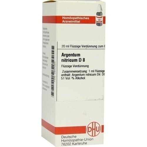 ARGENTUM NITR D 8, 20 ML