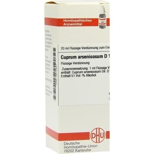 CUPRUM ARSENIC D12, 20 ML