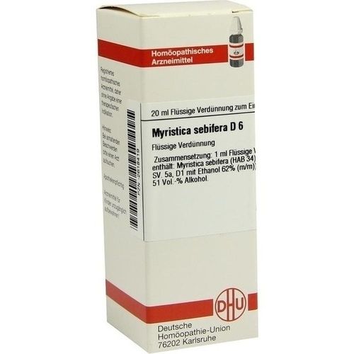 MYRISTICA SEBIF D 6, 20 ML